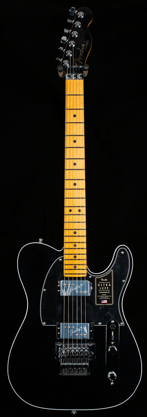 Fender American Ultra Luxe Telecaster Floyd Rose HH Maple Fingerboard Mystic Black (868)