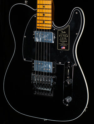 Fender American Ultra Luxe Telecaster Floyd Rose HH Maple Fingerboard Mystic Black (868)