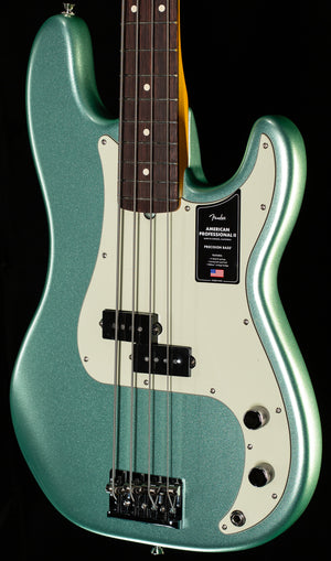 Fender American Professional II Precision Bass Rosewood Fingerboard Mystic Surf Green (915)