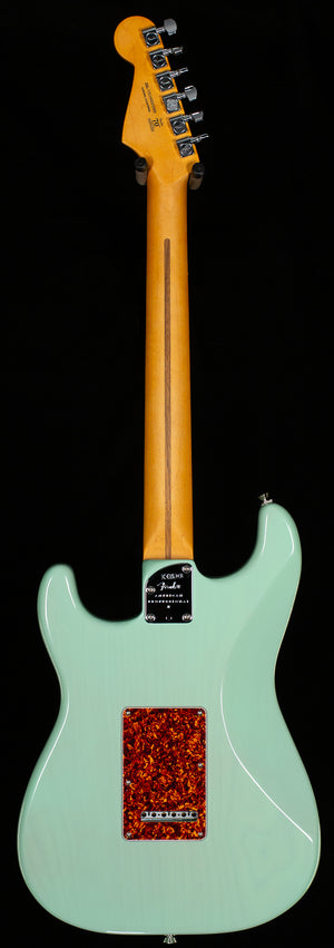 Fender American Professional II Stratocaster Thinline Rosewood Fingerboard Transparent Surf Green (368)