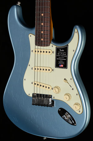 Fender American Ultra Luxe Vintage '60s Stratocaster Rosewood Fingerboard Ice Blue Metallic (752)