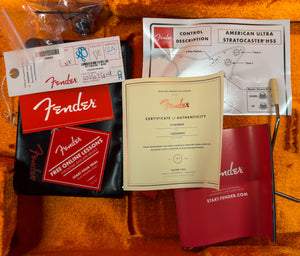 Fender American Ultra Luxe Vintage '60s Stratocaster HSS Rosewood Fingerboard Sea Foam Green (844)