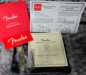 Fender 75th Anniversary American Professional Custom Telecaster Maple Fingerboard 2-Color Sunburst (624)