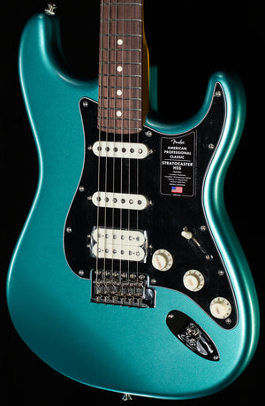 Fender American Professional Classic Stratocaster HSS Rosewood Fingerboard Faded Sherwood Green Metallic (615)