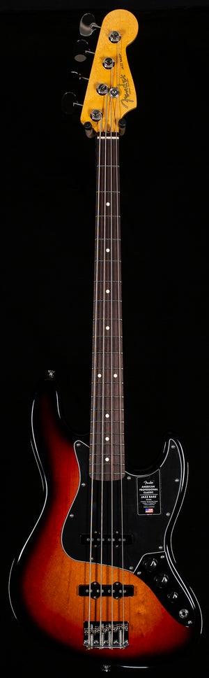Fender American Professional Classic Jazz Bass, Rosewood Fingerboard, 3-Color Sunburst (701)