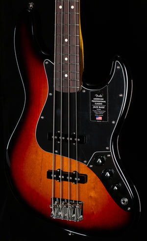 Fender American Professional Classic Jazz Bass, Rosewood Fingerboard, 3-Color Sunburst (701)