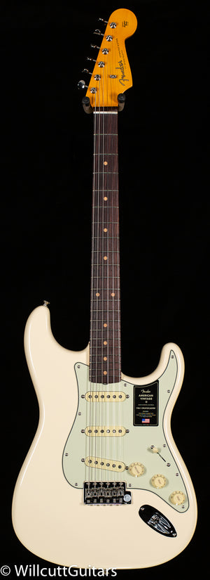 Fender American Vintage II 1961 Stratocaster Rosewood Fingerboard Olympic White (590)