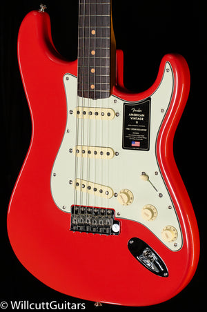 Fender American Vintage II 1961 Stratocaster Rosewood Fingerboard Fiesta Red (683)