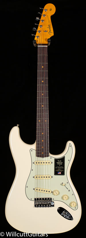 Fender American Vintage II 1961 Stratocaster Rosewood Fingerboard Olympic White (402)