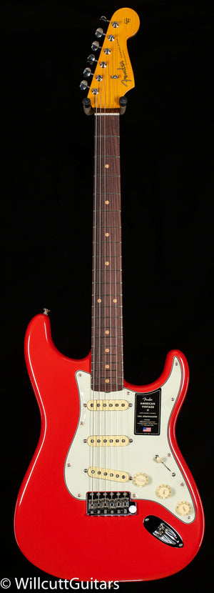 Fender American Vintage II 1961 Stratocaster Rosewood Fingerboard Fiesta Red (352)