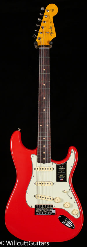Fender American Vintage II 1961 Stratocaster Rosewood Fingerboard, Fiesta Red (748)