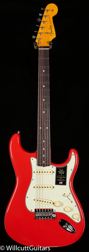 Fender American Vintage II 1961 Stratocaster Rosewood Fingerboard Fiesta Red (377)