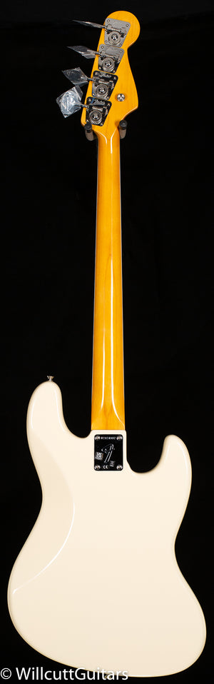 Fender American Vintage II 1966 Jazz Bass Rosewood Fingerboard Olympic White Left-Hand (337)