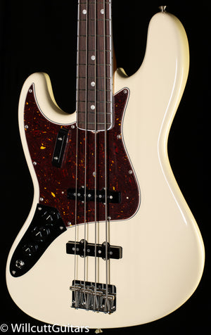 Fender American Vintage II 1966 Jazz Bass Rosewood Fingerboard Olympic White Left-Hand (337)