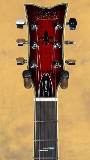 2025 Schecter Solo II Supreme Cat's Eye Black Burst