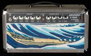 Amplified Nation Ampliphonix and Gain Head 50W Silver Suede/Wave Baffle + 2x12 Square Cabinet