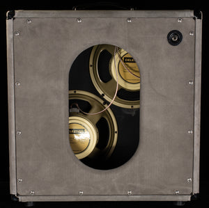 Amplified Nation Ampliphonix and Gain Head 50W Silver Suede/Wave Baffle + 2x12 Square Cabinet