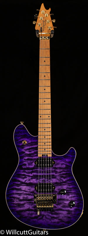 EVH Wolfgang Special QM, Baked Maple Fingerboard, Purple Burst (584)