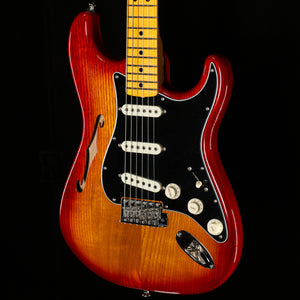 Fender Custom Shop Postmodern Thinline Stratocaster Deluxe Closet Classic Aged Sienna Sunburst (278)
