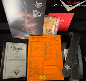Fender Custom Shop Postmodern Thinline Stratocaster Deluxe Closet Classic Aged Sienna Sunburst (278)