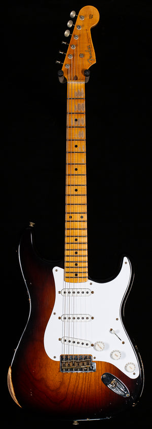 Fender Custom Shop Limited Edition 70th Anniversary 1954 Stratocaster Relic Wide-Fade 2-Color Sunburst (228)