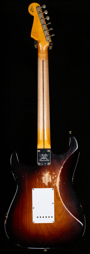 Fender Custom Shop Limited Edition 70th Anniversary 1954 Stratocaster Relic Wide-Fade 2-Color Sunburst (228)