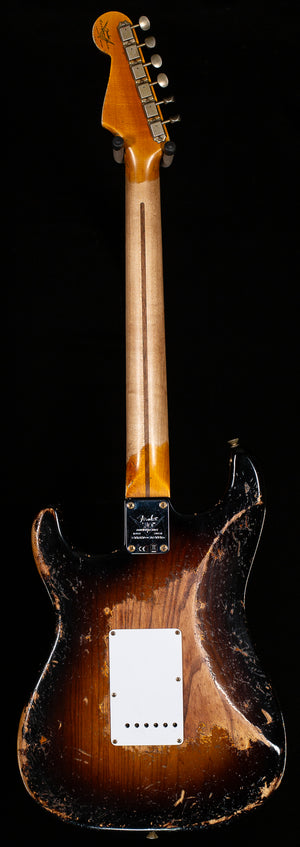 Fender Custom Shop 70th Anniversary 1954 Stratocaster Super Heavy Relic Wide-Fade 2-Color Sunburst (270)