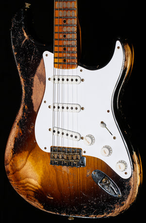 Fender Custom Shop 70th Anniversary 1954 Stratocaster Super Heavy Relic Wide-Fade 2-Color Sunburst (270)
