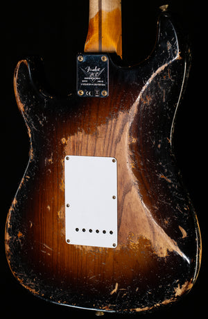 Fender Custom Shop 70th Anniversary 1954 Stratocaster Super Heavy Relic Wide-Fade 2-Color Sunburst (270)