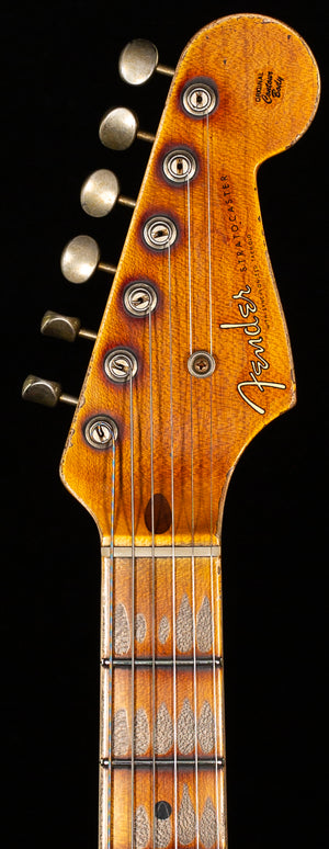 Fender Custom Shop 70th Anniversary 1954 Stratocaster Super Heavy Relic Wide-Fade 2-Color Sunburst (270)