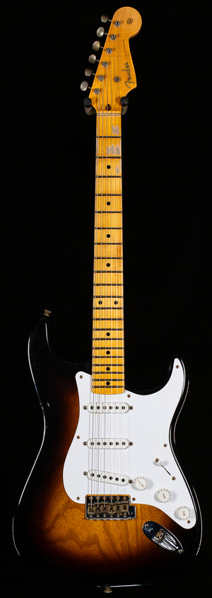 Fender Custom Shop Limited Edition 70th Anniversary 1954 Stratocaster Journeyman Relic, 1-Piece Quartersawn Maple Neck Fingerboard, Wide-Fade 2-Color Sunburst  (366)