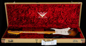 Fender Custom Shop Limited Edition 70th Anniversary 1954 Stratocaster Journeyman Relic, 1-Piece Quartersawn Maple Neck Fingerboard, Wide-Fade 2-Color Sunburst  (366)