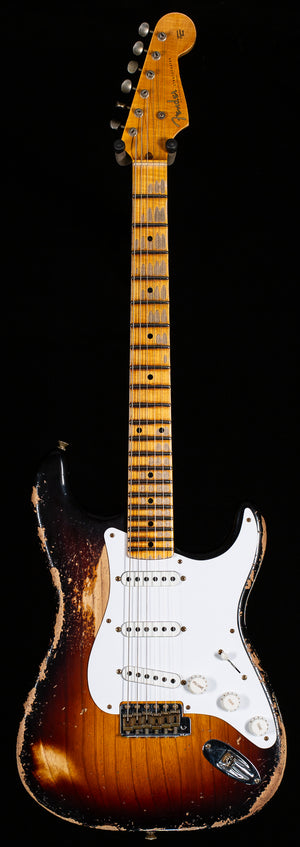 Fender Custom Shop Limited Edition 70th Anniversary 1954 Stratocaster Super Heavy Relic Wide-Fade 2-Color Sunburst (371)