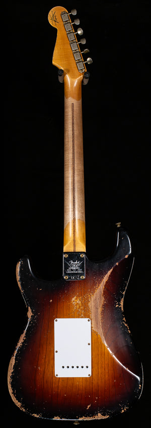 Fender Custom Shop Limited Edition 70th Anniversary 1954 Stratocaster Super Heavy Relic Wide-Fade 2-Color Sunburst (371)