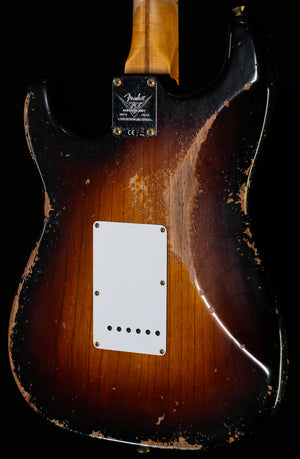 Fender Custom Shop Limited Edition 70th Anniversary 1954 Stratocaster Super Heavy Relic Wide-Fade 2-Color Sunburst (371)