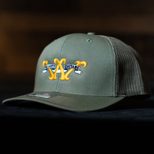 Willcutt Guitars Trucker Hat Gold Logo