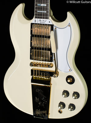 Gibson 1963 Les Paul SG Custom Reissue with Maestro Vibrola Classic White