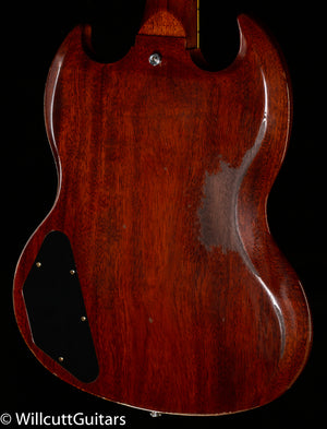 Gibson Custom Shop Murphy Lab 1964 SG Standard Reissue w/ Maestro Vibrola Faded Cherry Heavy Aged