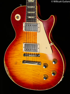 Gibson Custom Shop 1960 Les Paul Standard V2 Neck Tomato Soup Burst Murphy Lab Ultra Heavy Aged NH (677)