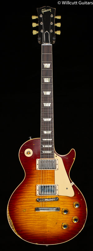 Gibson Custom Shop 1960 Les Paul Standard V2 Neck Tomato Soup Burst Murphy Lab Ultra Heavy Aged NH (766)