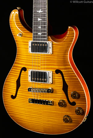PRS Wood Library McCarty 594 Hollowbody II Faded McCarty Sunburst 10 Top Brazilian Rosewood