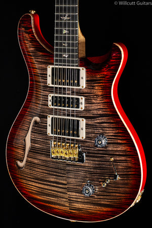 PRS Wood Library Special 22 Semi Hollow Charcoal Cherry Burst Torrefied Maple Neck