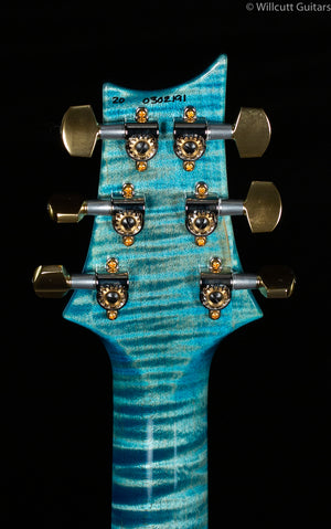 PRS Wood Library Custom 24 "Fatback" Aquableux Artist Top Flamed Maple Neck
