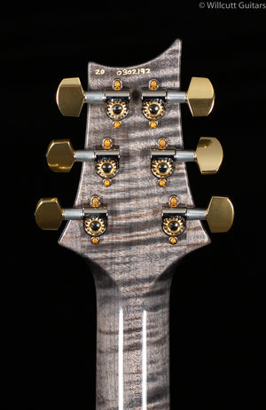 PRS Wood Library Custom 24 "Fatback" Faded Grey Black Artist Top Flamed Maple Neck