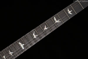PRS Wood Library Custom 24 "Fatback" Faded Grey Black Artist Top Flamed Maple Neck