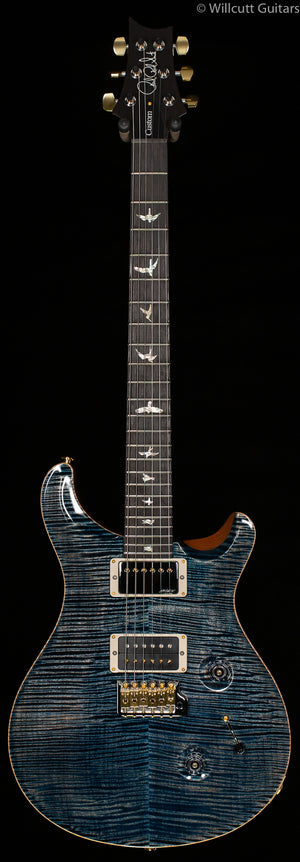 PRS Wood Library Custom 24 "Fatback" Faded Whale Blue Artist Top Flamed Maple Neck