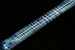 PRS Wood Library Custom 24 "Fatback" Faded Whale Blue Artist Top Flamed Maple Neck