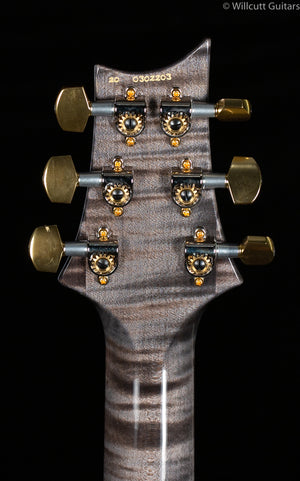 PRS Wood Library Custom 24 "Fatback" Faded Grey Black Artist Top Flamed Maple Neck