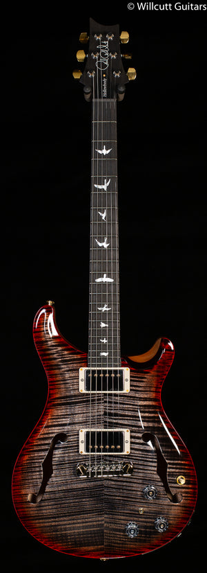 PRS Hollowbody II Piezo Wood Library Edition Charcoal Cherry Wrapburst