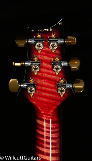 PRS Hollowbody II Piezo Wood Library Edition Blood Orange Smokeburst